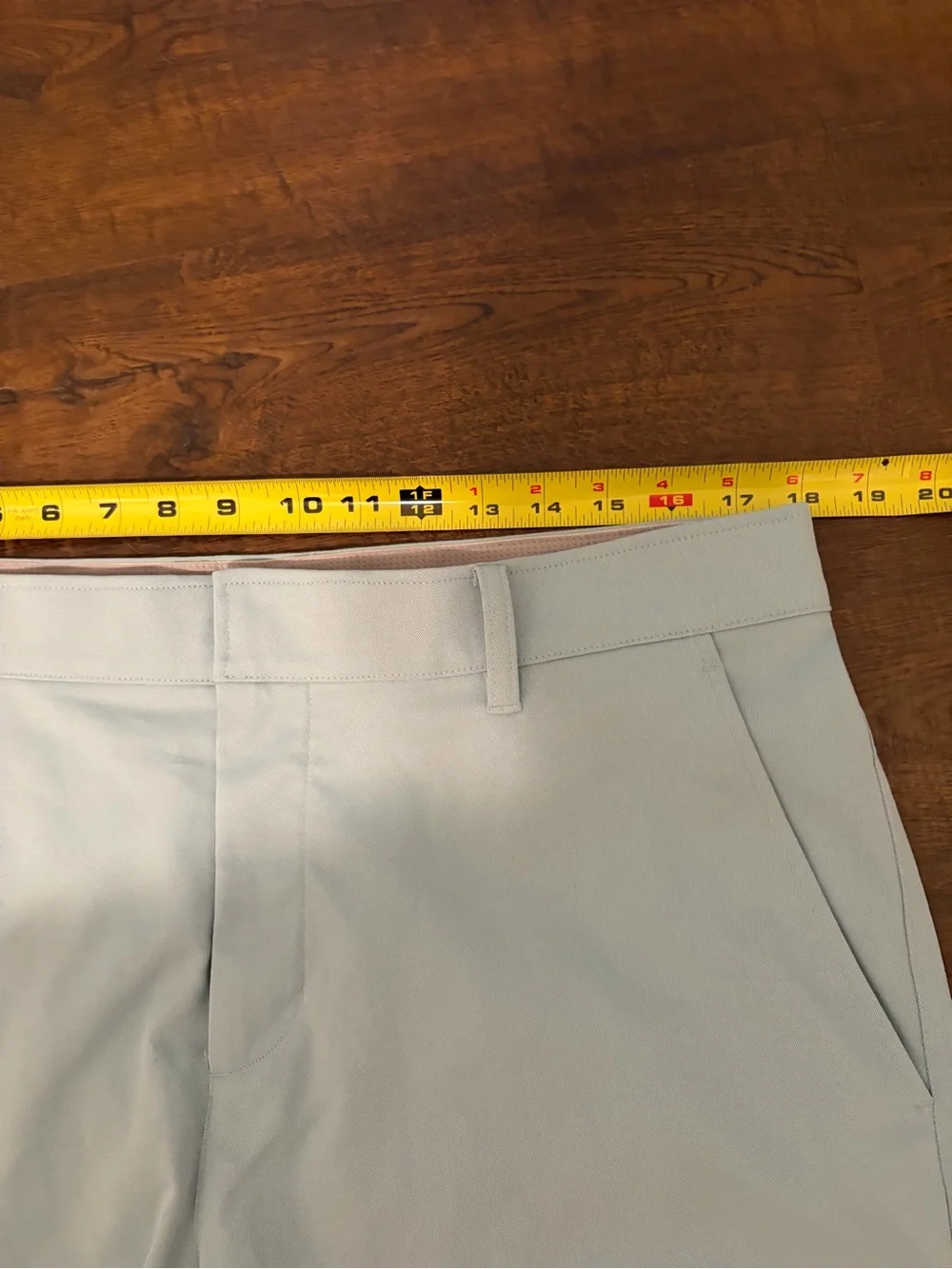 Nike Dri-FIT Repel Men's Golf Shorts Size 34 Light Blue Herringbone